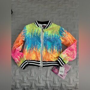 NWT Glitter Jojo Siwa sequin jacket sz 4/5